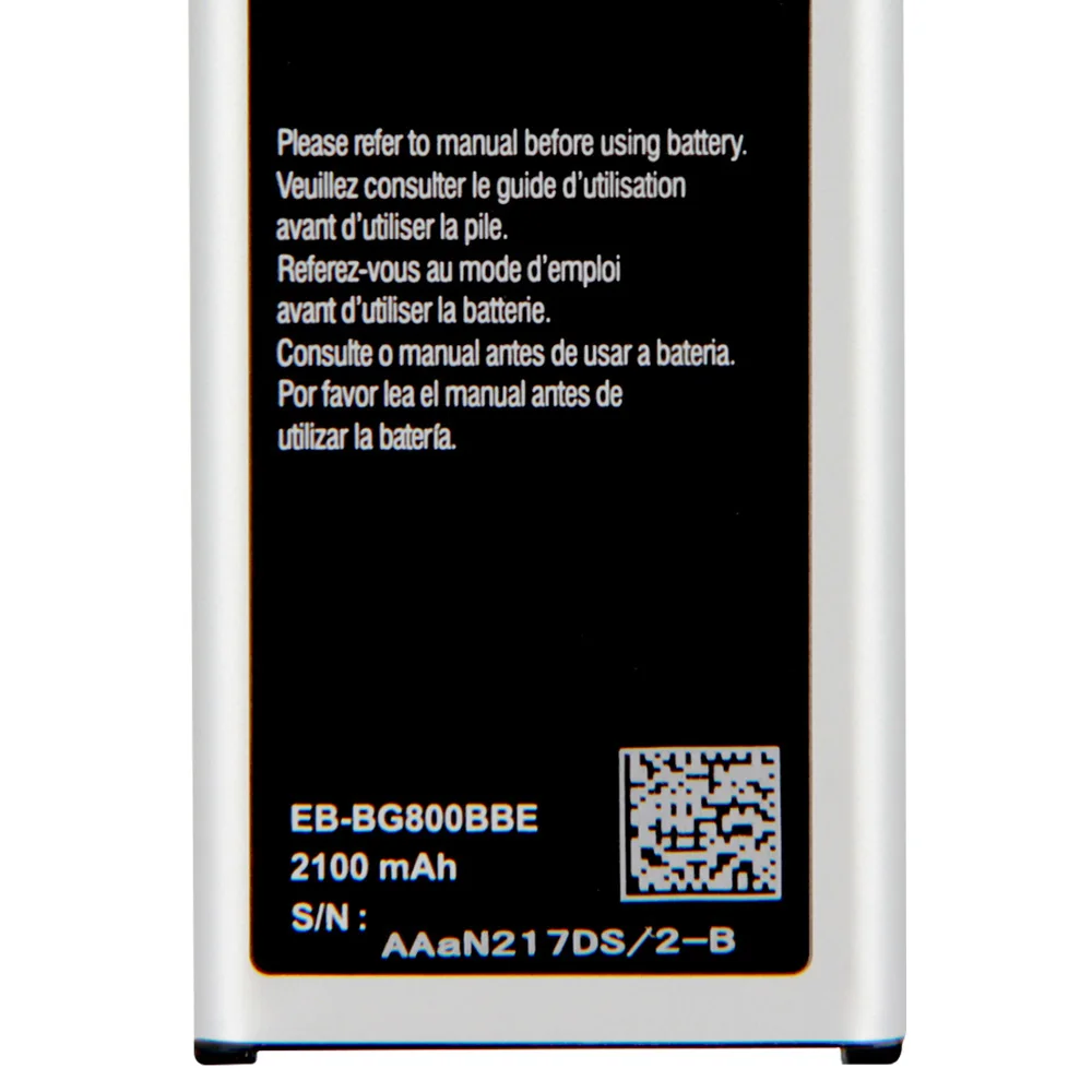 NAUJAS Pakaitinis Telefonas, Baterija EB-BG800CBE Samsung GALAXY S5 mini G800F G870A G870W S5mini EB-BG800BBE 2100mAh - 1