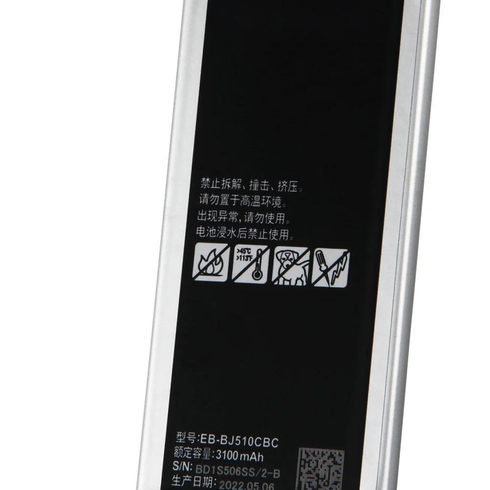 Pakaitinis Akumuliatorius Samsung Galaxy 2016 Versija j5109 j5108 J5 SM-J510 Įkrovimo EB-BJ510CBE EB-BJ510CBC 3100mAh - 1
