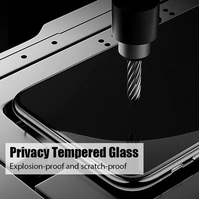 Privacy Screen Protector for Poco X3 F3 F5 M3 M4 10T 11T 12T Pro Anti-Spy Grūdintas Stiklas Redmi Pastaba 10 9 8 11 Pro 9s 10s 9A - 4