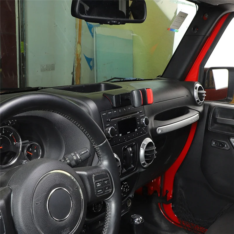 Telefono Laikiklis, Automobilinis Brūkšnys Konsolės, Mobiliojo Telefono Laikiklis, tvirtinimas Jeep Wrangler JK 2012-2017 Priedai - 3
