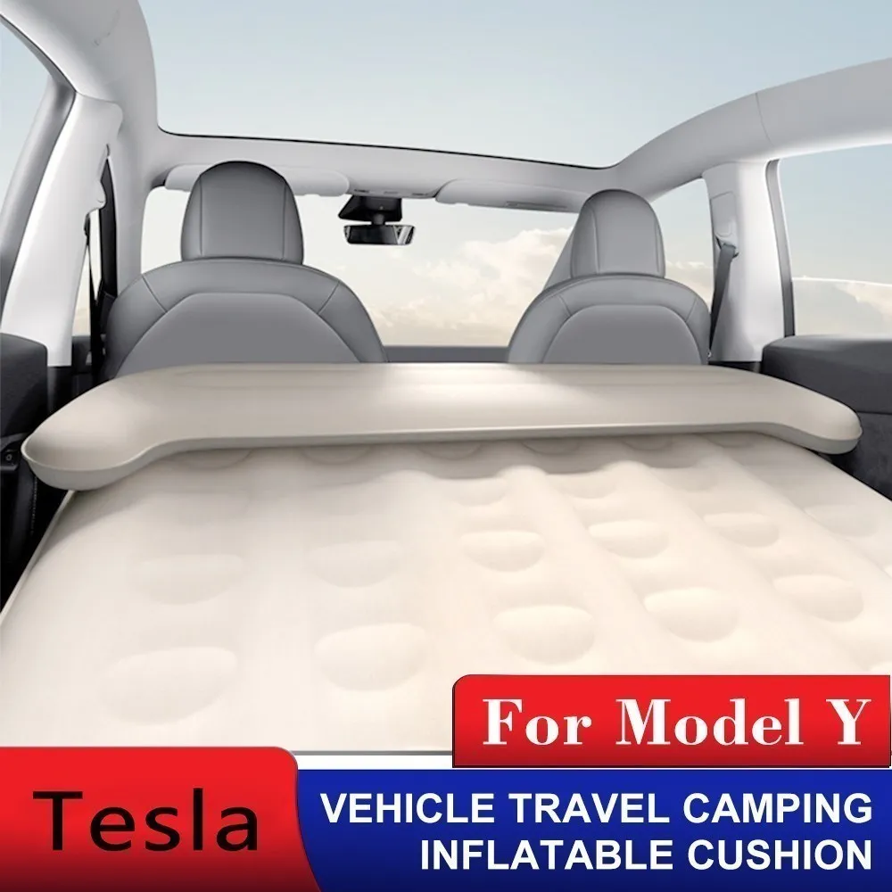 Tesla Model Y Automobilių Pripučiamų Čiužinių Tesla Model Y 2021-2023 Priedai Galiniai Bagažo Skyriaus Dangtis Nešiojamų Čiužinys, Kempingas, Kelionės - 5